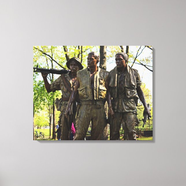 Vietnam War Memorial Canvas Print (Front)
