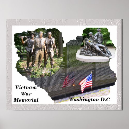 Vietnam War Memorial Poster