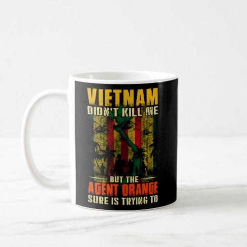 Vietnam War Orange Agent Military Victims Retired  Coffee Mug