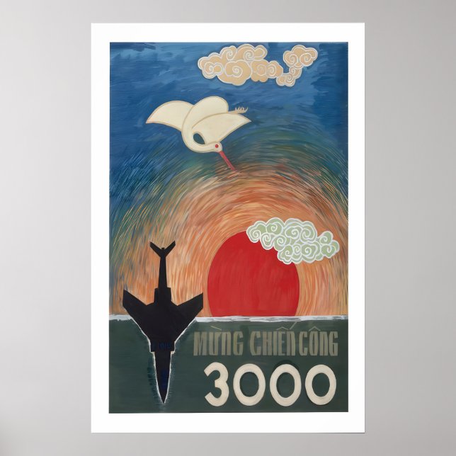 Vietnam War Propaganda Poster North Vietnam (Front)
