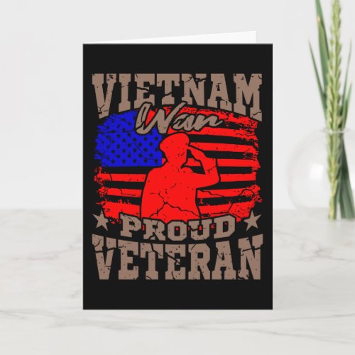 VIETNAM WAR PROUD VETERAN American Veteran Gift Card