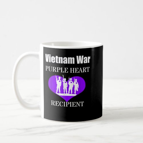 Vietnam War Purple Heart Recipient Veterans Memori Coffee Mug
