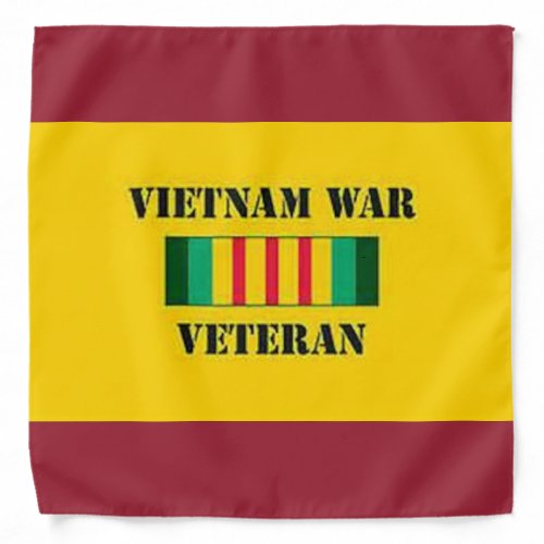 Vietnam War Veteran Bandana