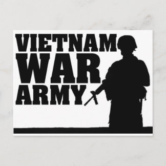 Vietnam War Veteran Postcard