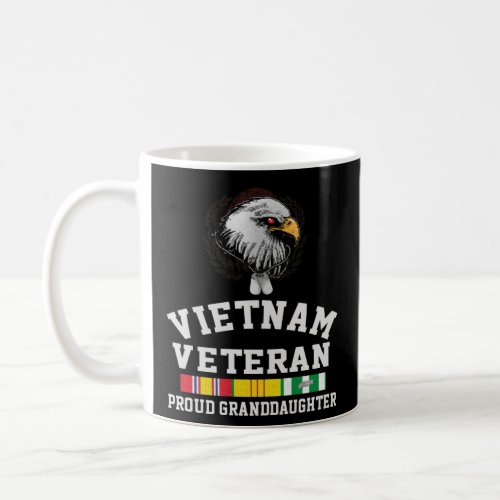 Vietnam war veteran proud granddaughter Veteran s  Coffee Mug