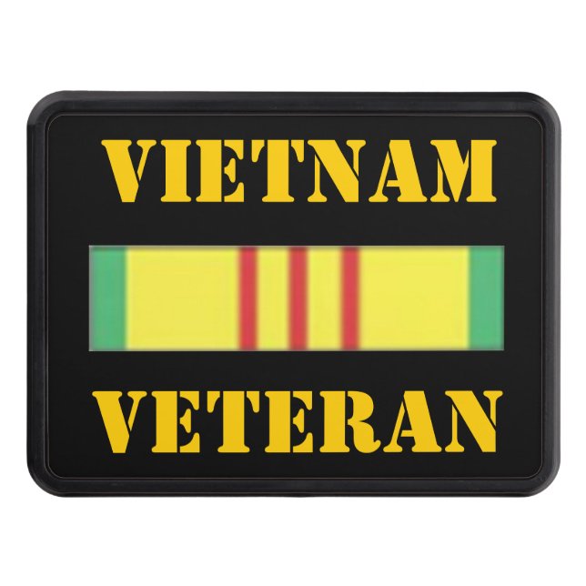 VIETNAM WAR VETERAN TOW HITCH COVER (Front)