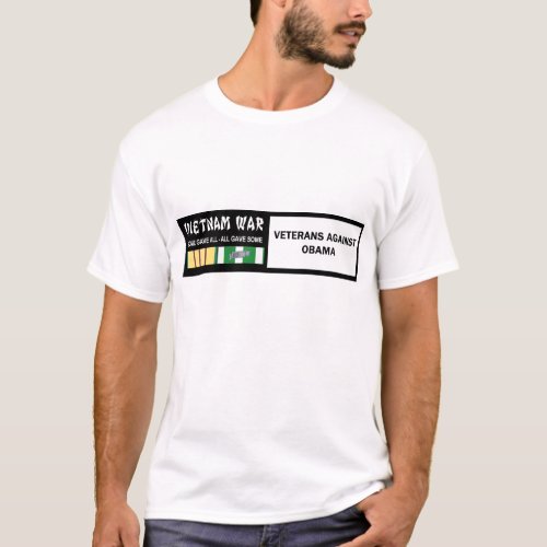 VIETNAM WAR VETERANS AGAINST OBAMA T_Shirt