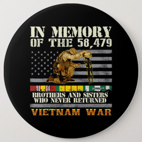 Vietnam War Veterans US Memorial Day In The Memory Button