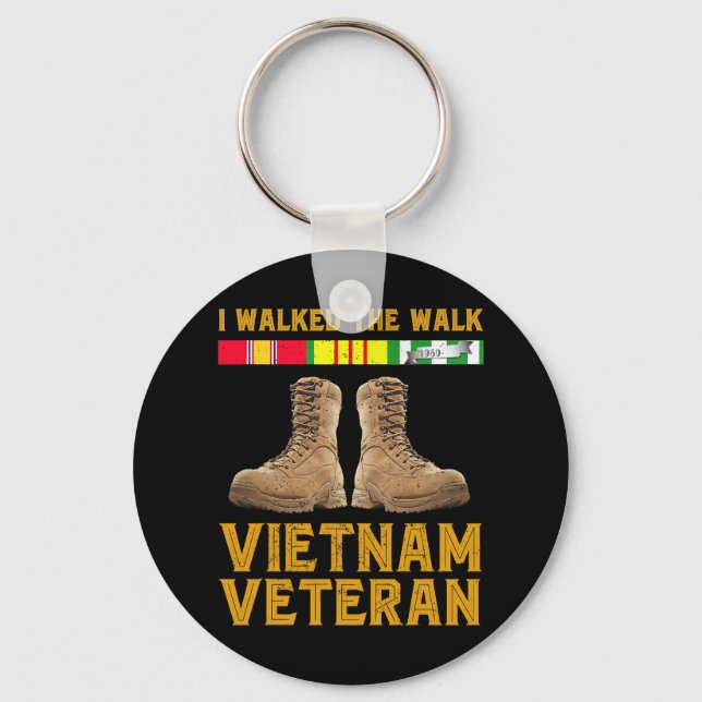 Vietnam War Vietnam Veteran Us Veterans Day 185 Keychain (Front)