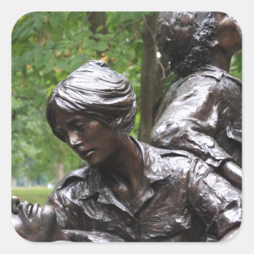 Vietnam Womens Memorial Square Sticker