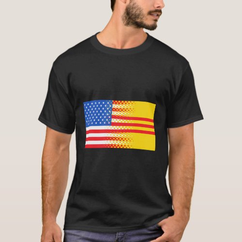 Vietnamese American South Vietnam Flag T_Shirt