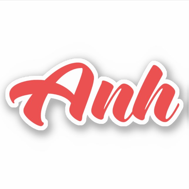 Vietnamese Brother - Anh ~ Tiếng Việt Language Sticker (Front)