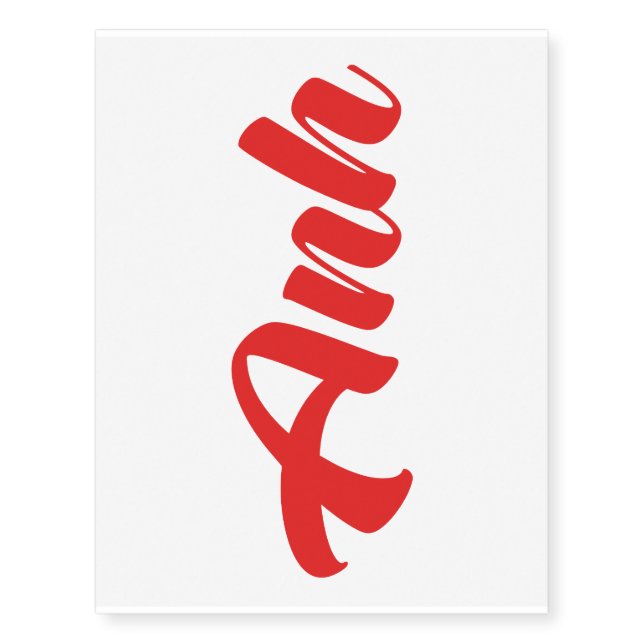 Vietnamese Brother - Anh ~ Tiếng Việt Language Temporary Tattoos (Front)