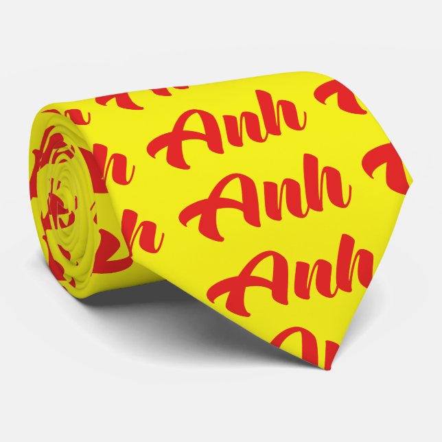 Vietnamese Brother - Anh ~ Tiếng Việt Language Tie (Rolled)