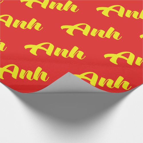 Vietnamese Brother _ Anh  Tiếng Việt Language Wrapping Paper