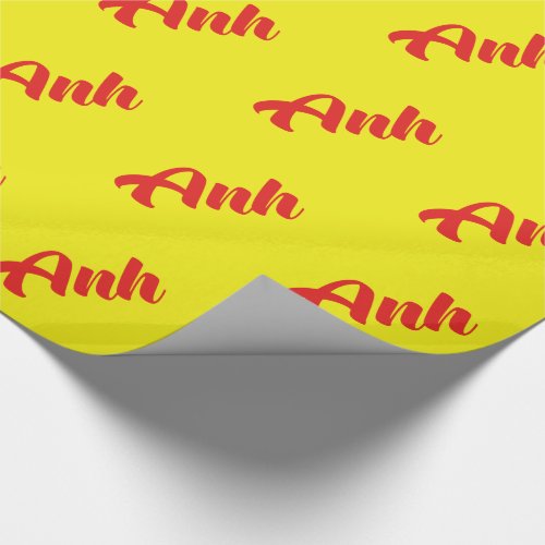 Vietnamese Brother _ Anh  Tiếng Việt Language Wrapping Paper