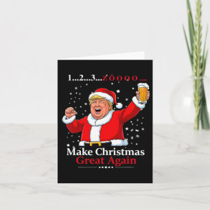 Vietnamese Christmas Beer Party Trump Make Christm Card