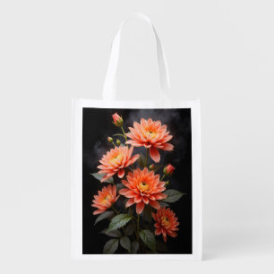 Vietnamese Chrysanthemum on the Moon Grocery Bag