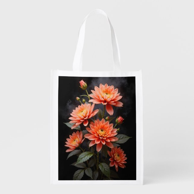 Vietnamese Chrysanthemum on the Moon Grocery Bag (Front)