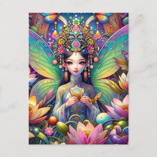 Vietnamese Fairy Postcard