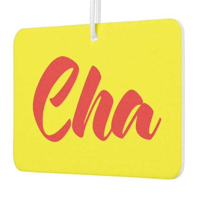 Vietnamese Father - Cha ~ Tiếng Việt Language Car Air Freshener (Left)