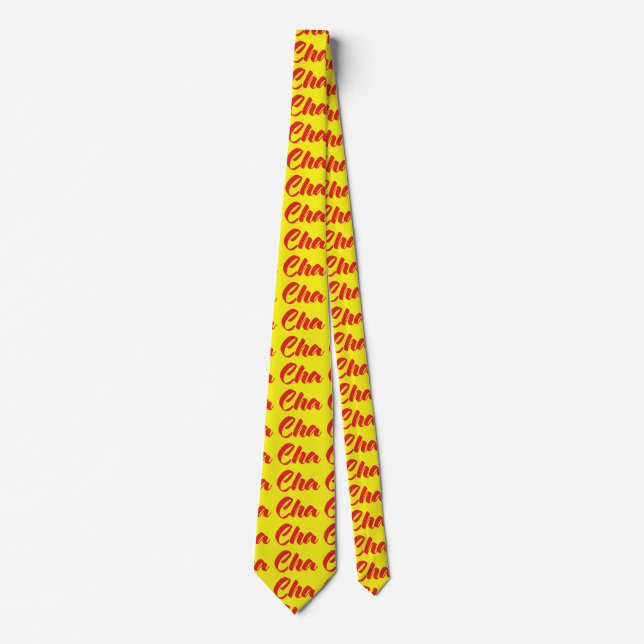 Vietnamese Father - Cha ~ Tiếng Việt Language Neck Tie (Front)