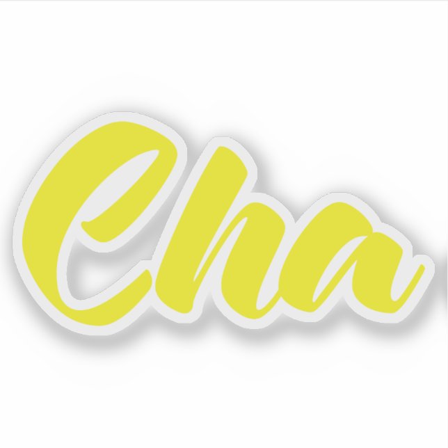 Vietnamese Father - Cha ~ Tiếng Việt Language Sticker (Front)