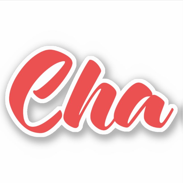 Vietnamese Father - Cha ~ Tiếng Việt Language Sticker (Front)