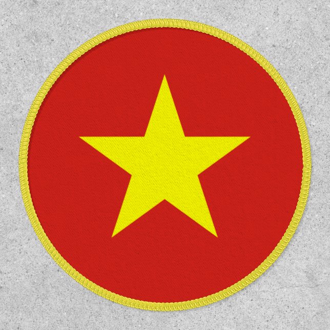 Vietnamese Flag, Flag of Vietnam Patch (Front)