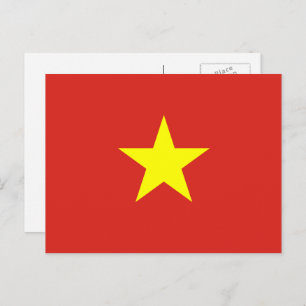 Vietnamese Flag, Flag of Vietnam Postcard