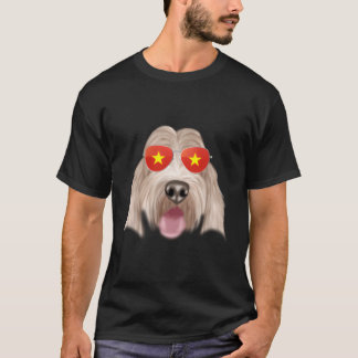 Vietnamese Flag Grand Basset Griffon Vendeen Vietn T-Shirt