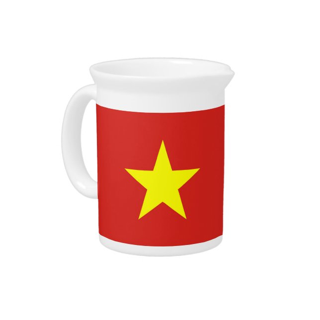 Vietnamese Flag on Pitcher (Left)