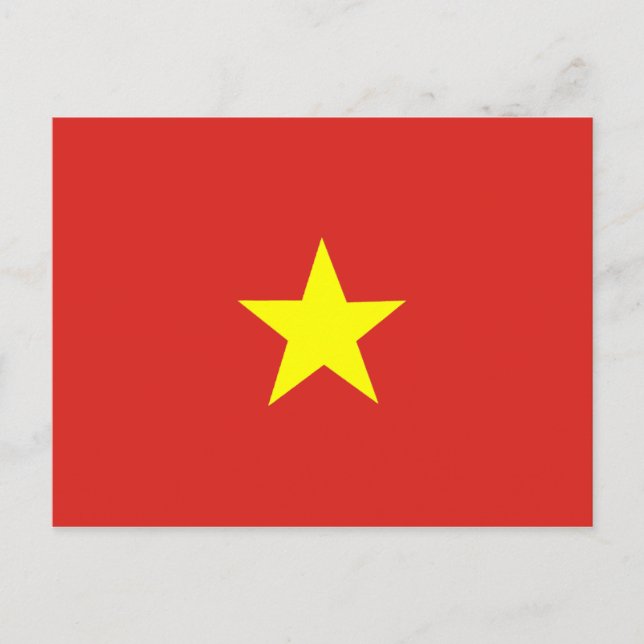 Vietnamese Flag Postcard (Front)
