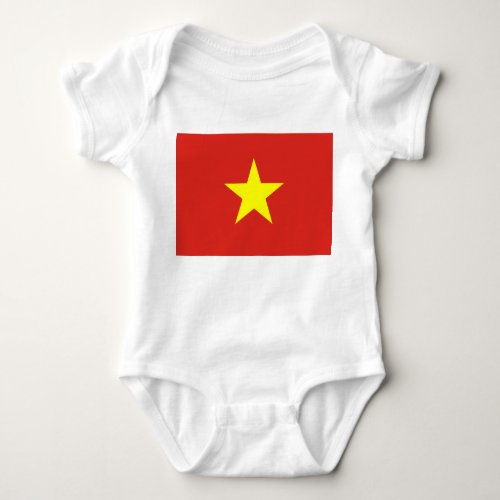 Vietnamese Flag Vietnam Baby Bodysuit