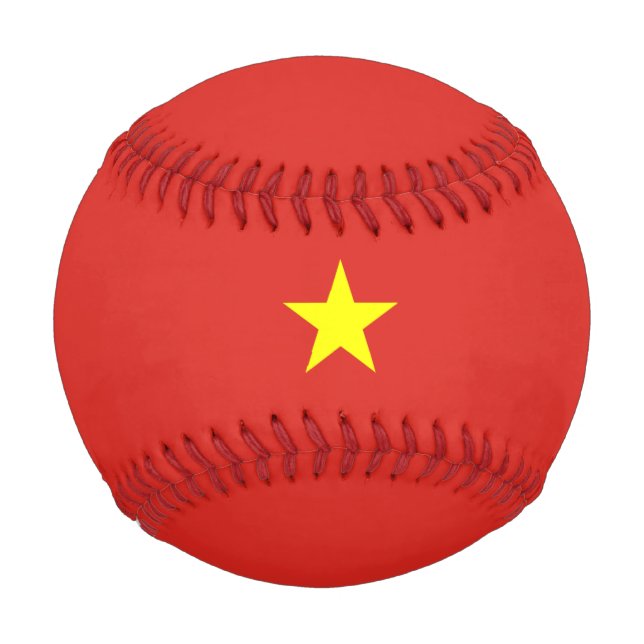 Vietnamese Flag (Vietnam) Baseball (Front)