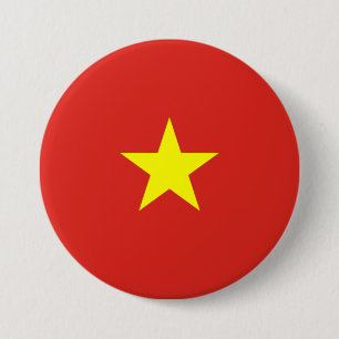 Vietnamese Flag (Vietnam) Button