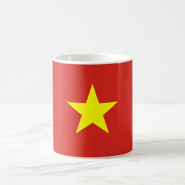 Vietnamese Flag (Vietnam) Coffee Mug (Center)
