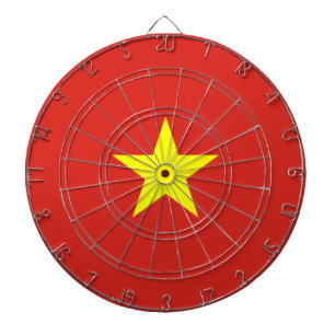 Vietnamese Flag (Vietnam) Dart Board