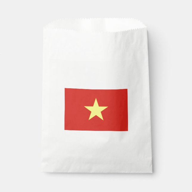 Vietnamese Flag (Vietnam) Favor Bag (Front)