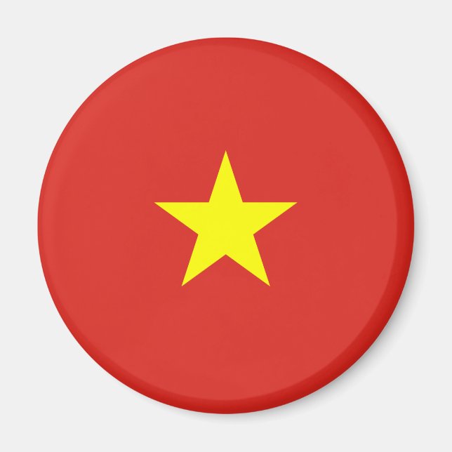 Vietnamese Flag (Vietnam) Magnet (Front)