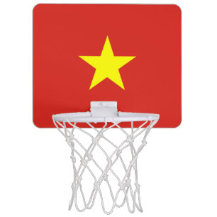Vietnamese Flag (Vietnam) Mini Basketball Hoop