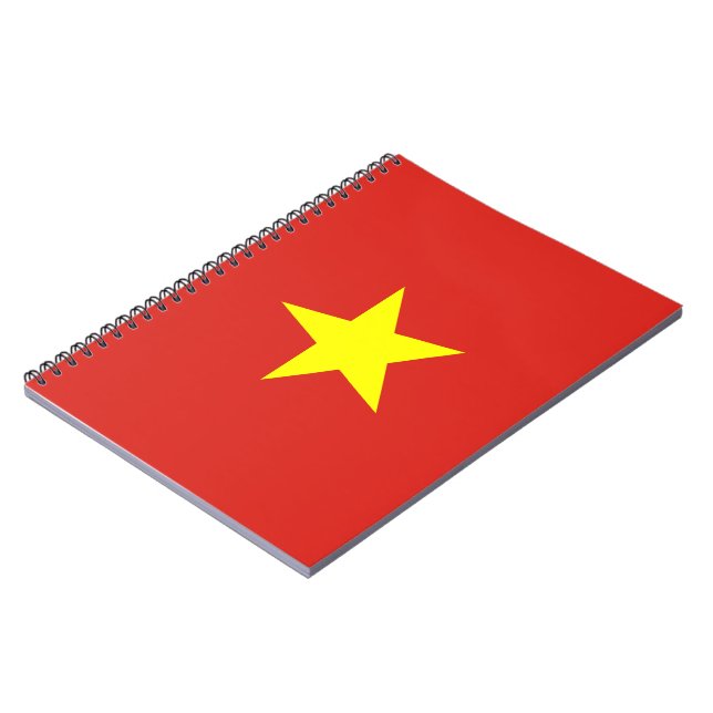 Vietnamese Flag (Vietnam) Notebook (Left Side)