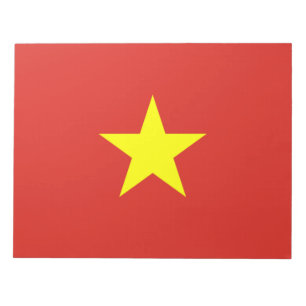 Vietnamese Flag (Vietnam) Notepad