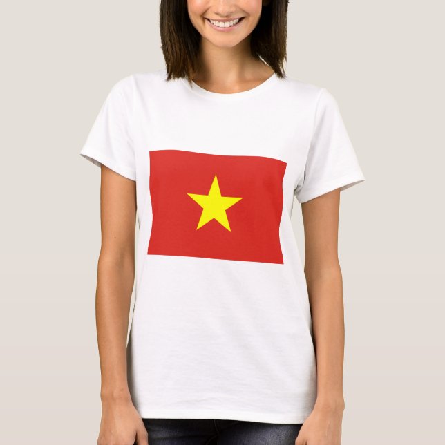Vietnamese Flag (Vietnam) T-Shirt (Front)