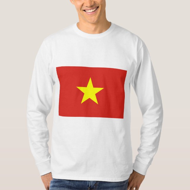 Vietnamese Flag (Vietnam) T-Shirt (Front)