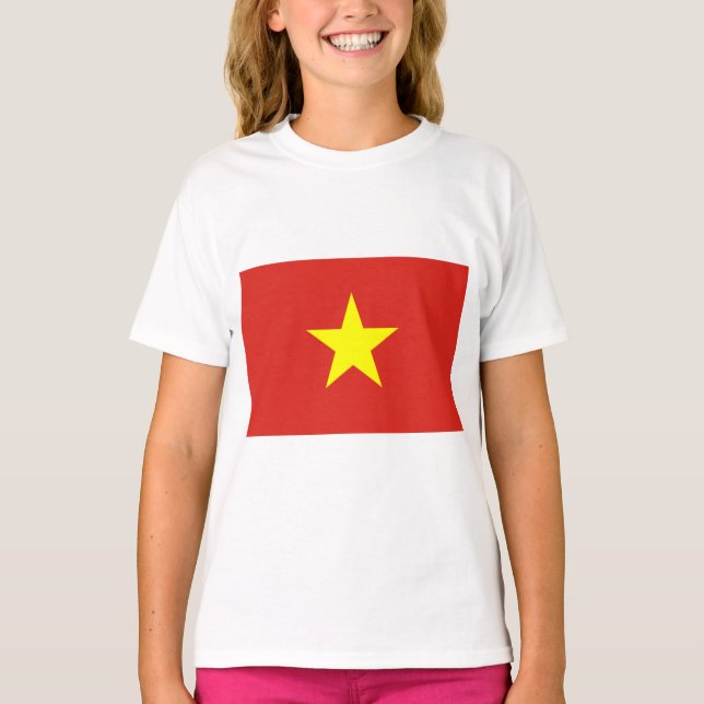 Vietnamese Flag (Vietnam) T-Shirt (Front)