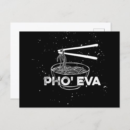 Vietnamese Food Pho Lover Postcard