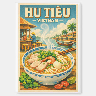 Vietnamese Hu Tieu, in a classic retro Magnet