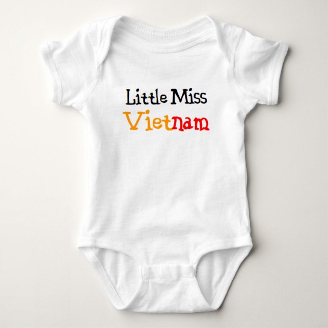 vietnamese little miss baby bodysuit (Front)