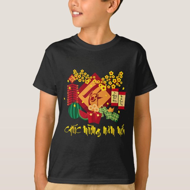 Vietnamese Lunar New Year 2026 Tet Viet Chuc Mung  T-Shirt (Front)
